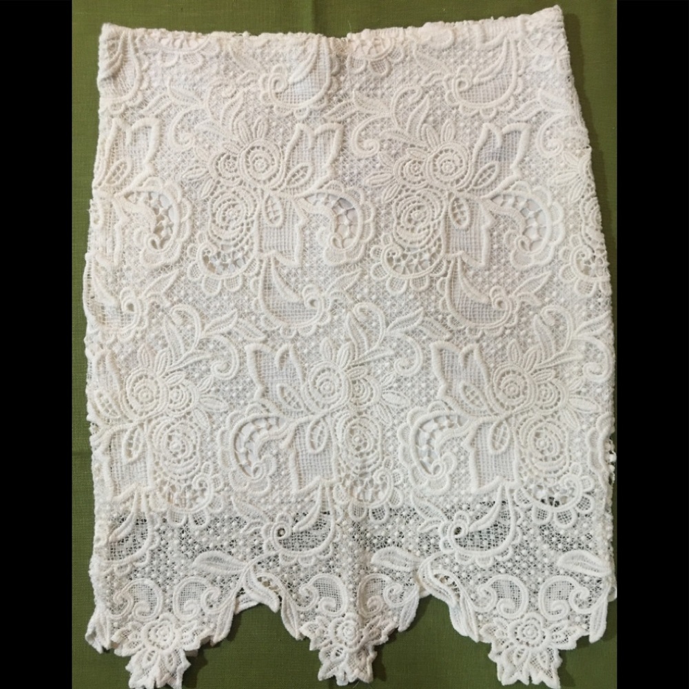 Ivory Lace Skirt